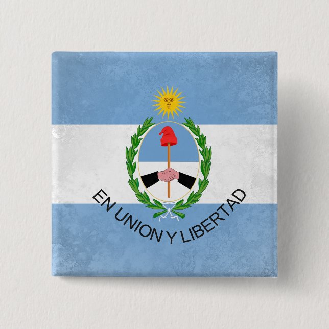 San Juan 15 Cm Square Badge (Front)