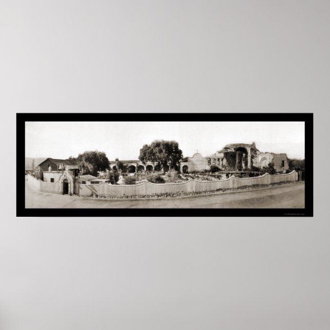 San Juan Capistrano CA Photo 1926 Poster (Front)