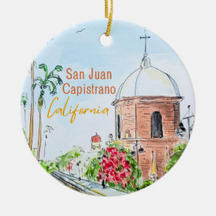 San Juan Capistrano California Ornament