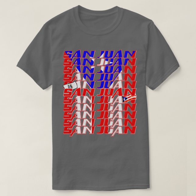 San Juan Cascade text 2 T-Shirt (Design Front)