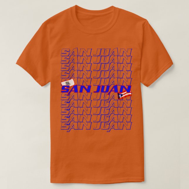 San Juan Cascade text T-Shirt (Design Front)