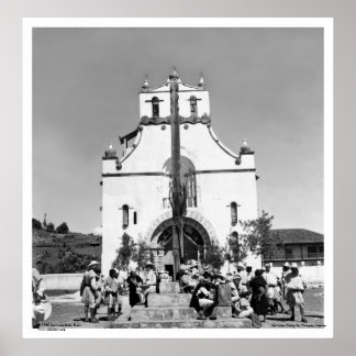 San Juan Chamula, Chiapas, Mexico Poster