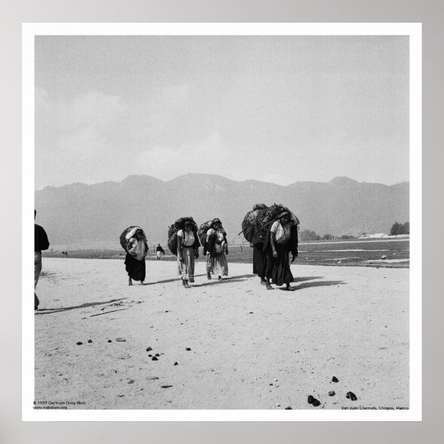 San Juan Chamula, Chiapas, Mexico Poster (Front)