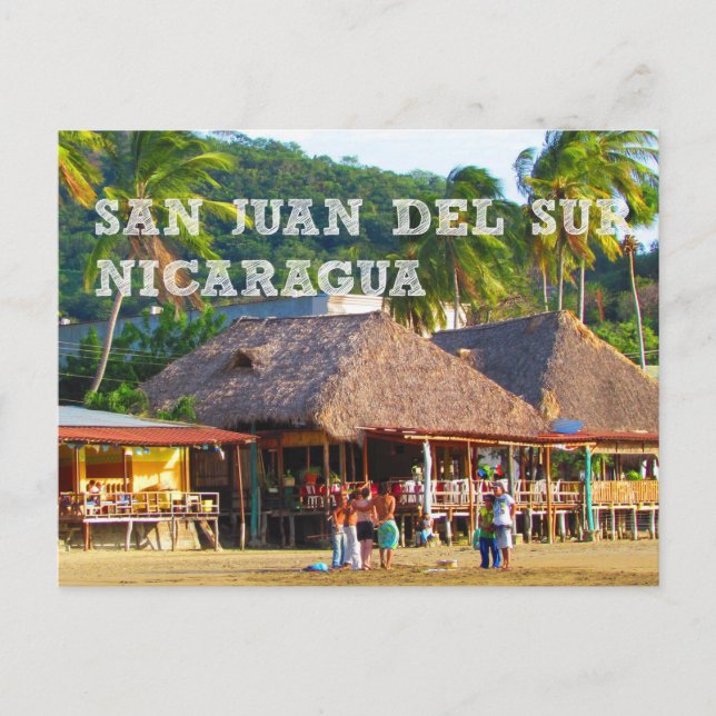 San Juan del Sur, Nicaragua Beach Postcard (Front)