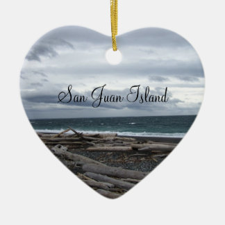 San Juan Island Ceramic Tree Decoration