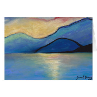 San Juan Island Twilight in Pasels