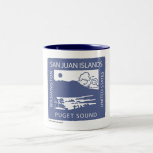 San Juan Islands-Mug Two-Tone Coffee Mug