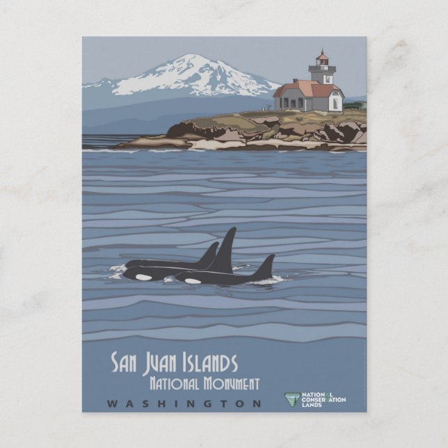 San Juan Islands National Monument, Washington Pos Postcard (Front)