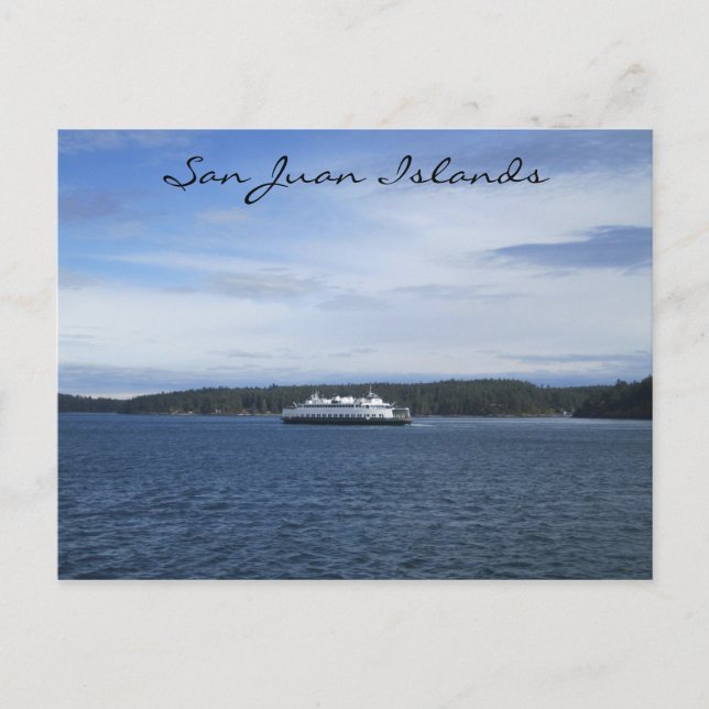 San Juan Islands Postcard (Front)