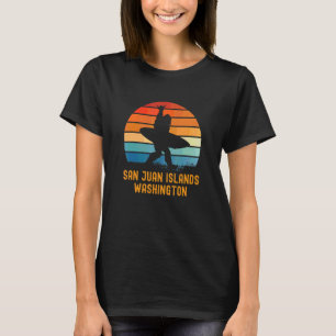 San Juan Islands  Washington Sasquatch Souvenir T-Shirt