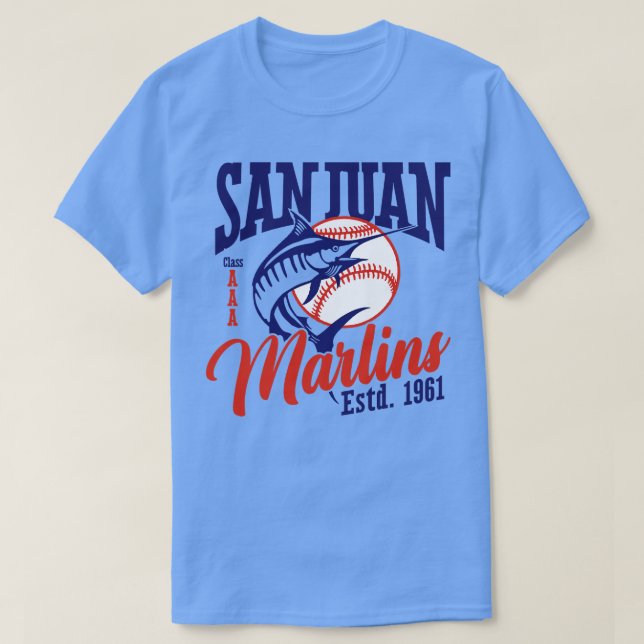 San Juan Marlins T-Shirt (Design Front)
