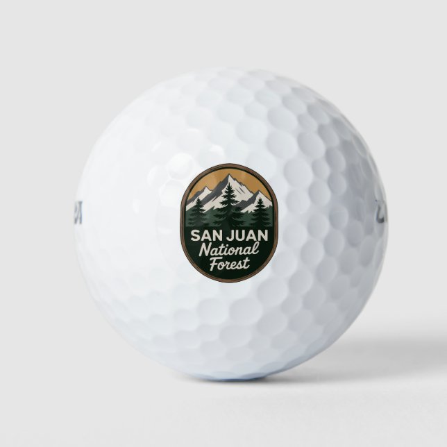 San Juan National Forest Golf Balls (Front)