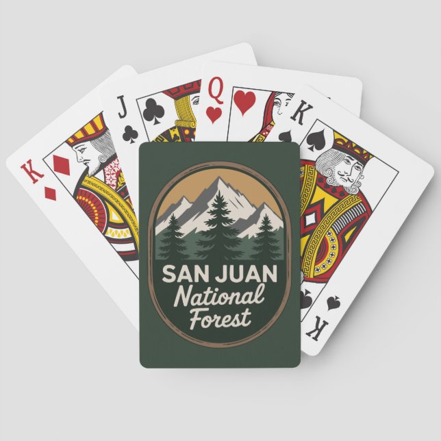 San Juan National Forest Playing Cards (Back)