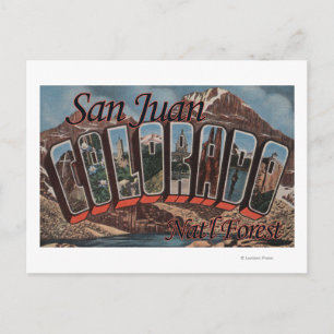 San Juan Nat'l Forest, Colorado Postcard