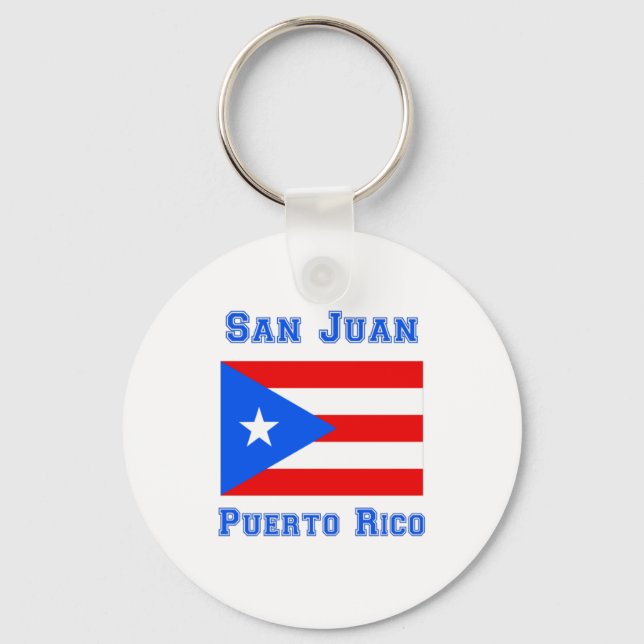 San Juan Puerto Rico  Key Ring (Front)