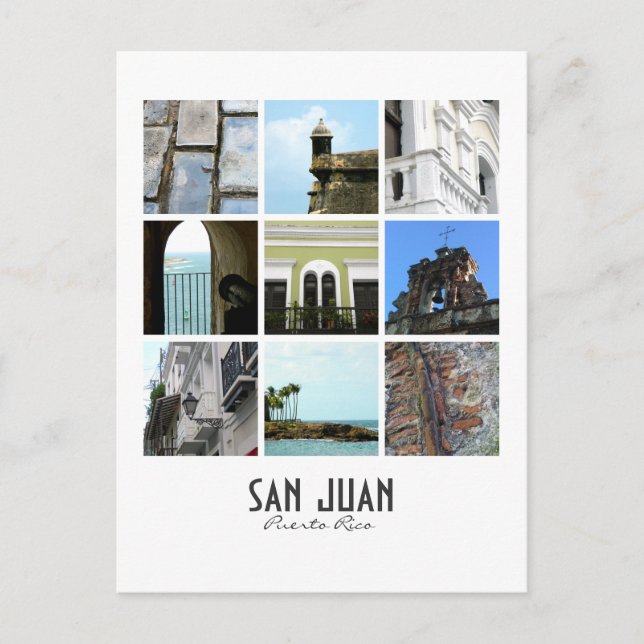 San Juan, Puerto Rico Postcard (Front)