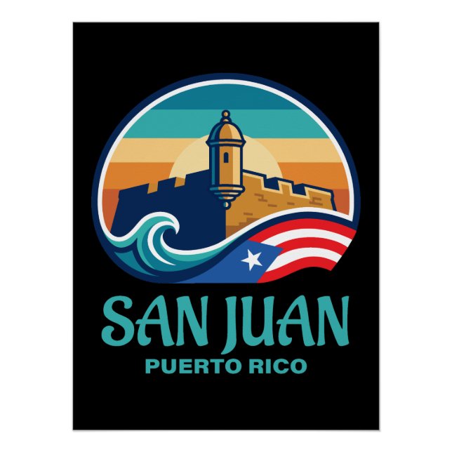 San Juan Puerto Rico Poster (Front)