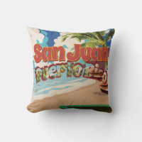 San Juan Puerto Rico Vintage Travel Poster