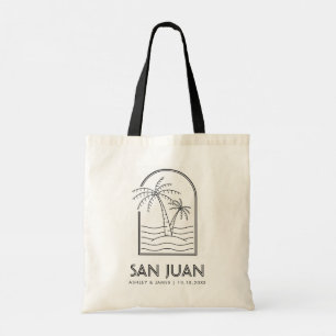 San Juan Puerto Rico Wedding Weekend Destination Tote Bag