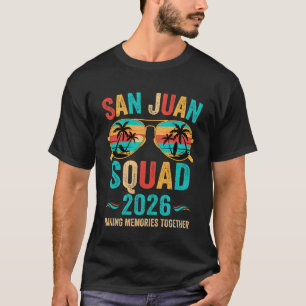 San Juan Vacation Squad 2026 Family Matching Vinta T-Shirt