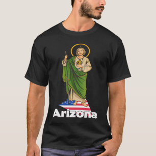San Judas Tadeo con Arizona USA T-Shirt