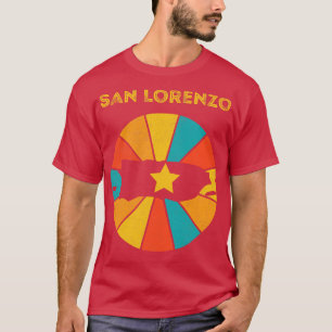 San Lorenzo Puerto Rico Vintage Distressed Souveni T-Shirt