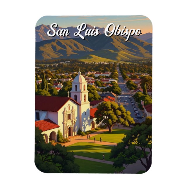 San Luis Obispo  California Magnet (Vertical)