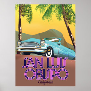 San Luis Obispo California Travel poster