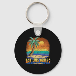 San Luis Obispo California Vintage Distressed Souv Key Ring