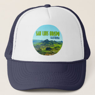 San Luis Obispo California Vintage Trucker Hat