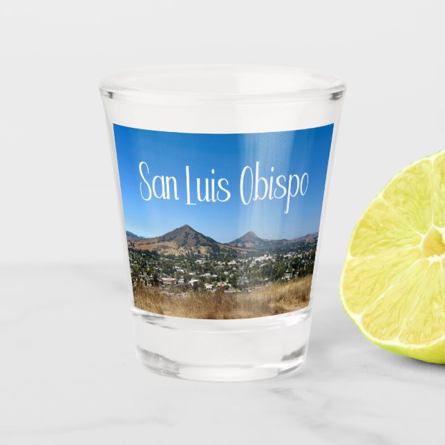 San Luis Obispo Terrace Hill Photography Shot Glass (Front)