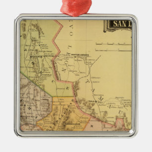 San Luis Potosi Metal Tree Decoration