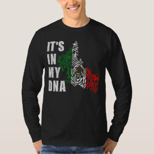 San Luis Potosi Mexico It's In My Dna Mexican Flag T-Shirt