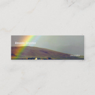 San Luis Valley After Rain Mini Business Card