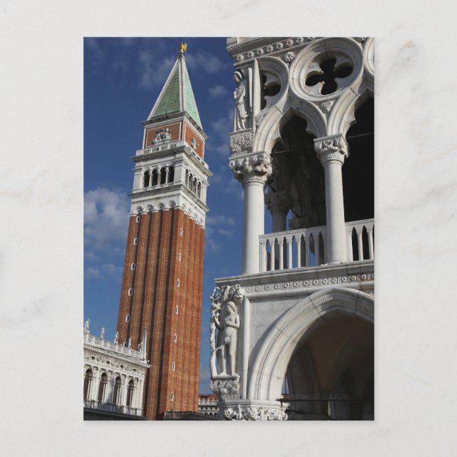 San Marco Bell Tower in Venice postcard (Front)