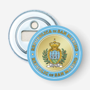 San Marino Coat of Arms Bottle Opener