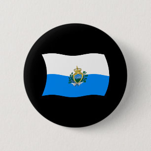 San Marino Flag Button
