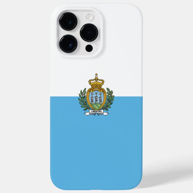 San-Marino flag Case-Mate iPhone Case (Back)