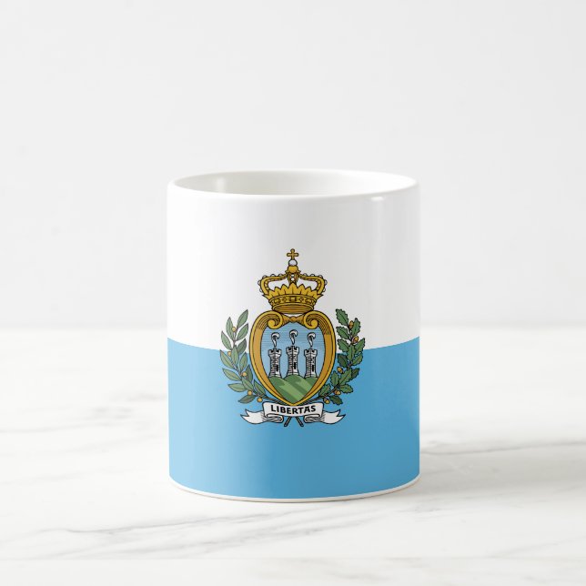 San Marino Flag Coffee Mug (Center)
