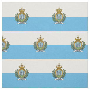 San Marino Flag Fabric
