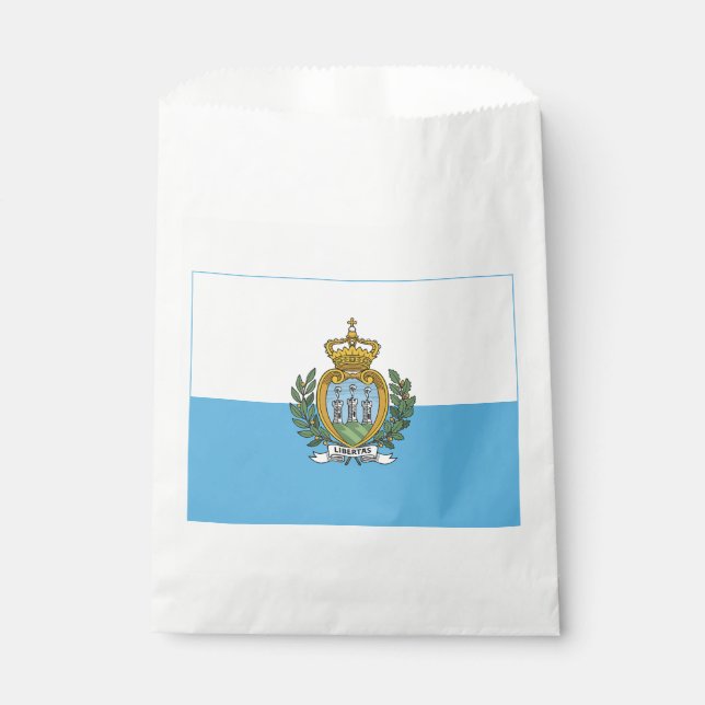 San Marino Flag Favour Bags (Front)