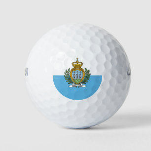 San Marino Flag Golf Balls