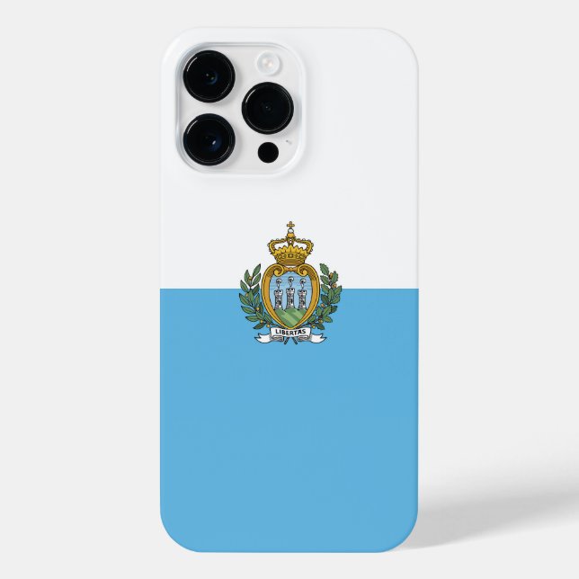 San-Marino flag iPhone Case (Back)