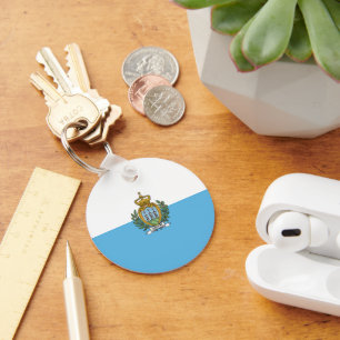 San-Marino flag Key Ring