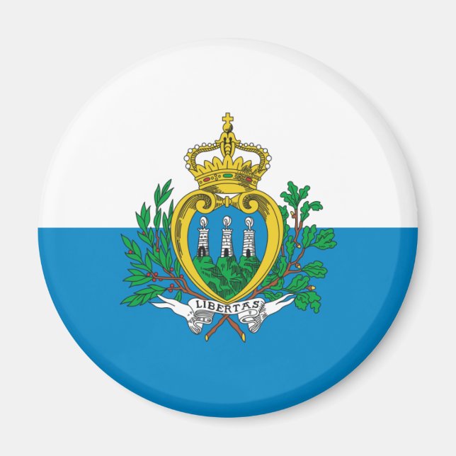 San Marino Flag Magnet (Front)