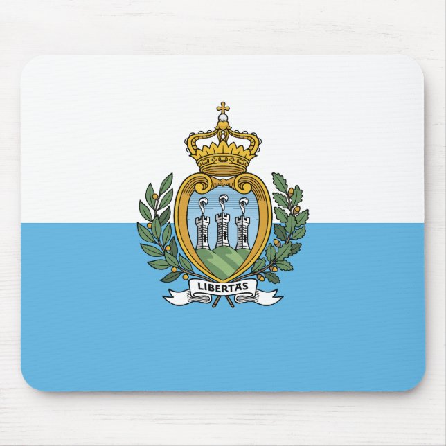 San Marino Flag Mouse Pad (Front)
