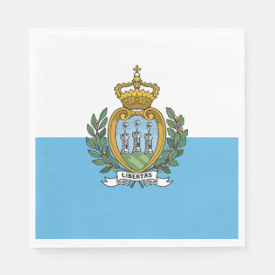 San Marino Flag Napkin