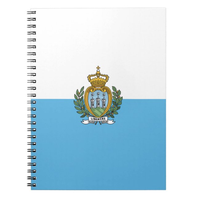 San-Marino flag Notebook (Front)