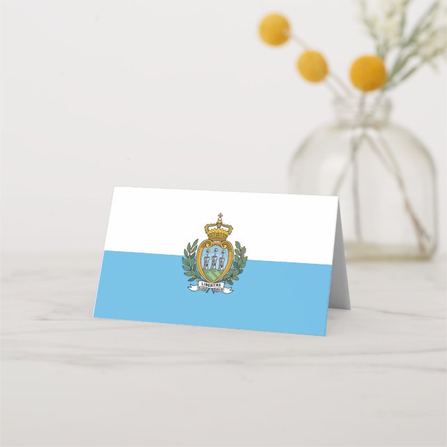 San-Marino flag Place Card (Front)