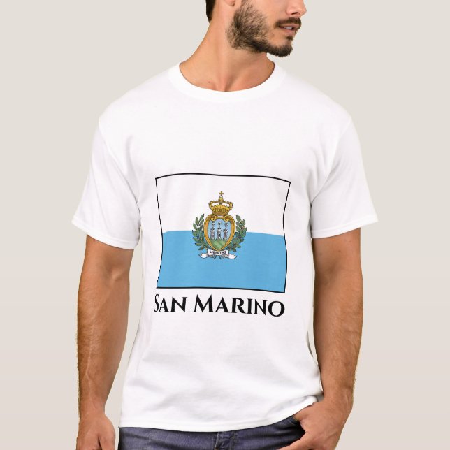 San Marino Flag T-Shirt (Front)
